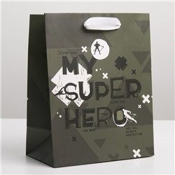 Пакет ламинированный вертикальный «Super Hero», MS 18 × 23 × 10 см