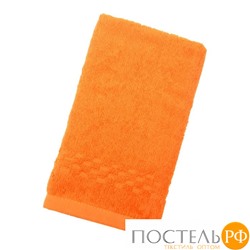Полотенце Collorista однотонное, цвет оранжевый, размер 40х70 см +/- 3 см, 400 гр/м2