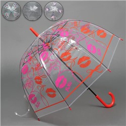 Зонт - трость полуавтоматический «Ассорти», 8 спиц, R = 40 см, цвет МИКС