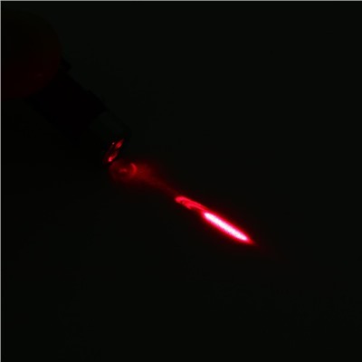 Лазерная указка, выдвижная, 3 в 1:  670 нм, 3 LR44, красный луч, 15 х 1 см