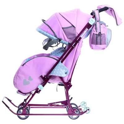 Санки-коляска «Наши детки 5-2», цвет лилия