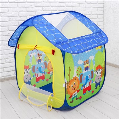 Палатка детская игровая «Животные» 114×112×102 см