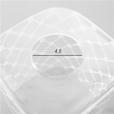 Плафон E27 бело-прозрачный