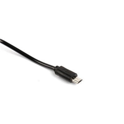 Сетевое зарядное устройство CODE, разъем micro USB, 2.1 A, кабель 1 метр, черное