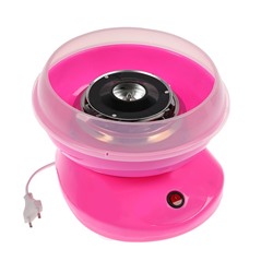 Прибор для сладкой ваты LuazON LCC-01, 500 Вт, защитный кожух, комплект палочек, розовый
