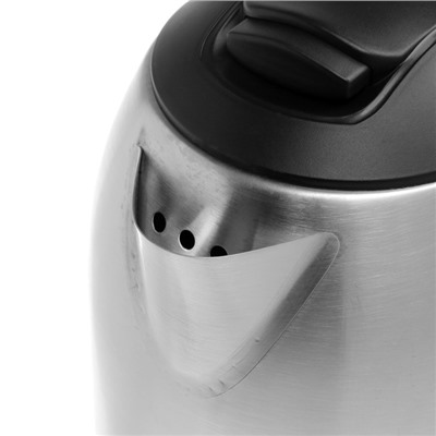 Чайник электрический HOMESTAR HS-1009, металл, 1.8 л, 1500 Вт, серебристо-чёрный