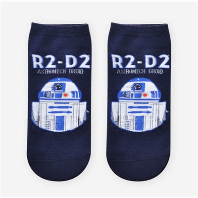Короткие носки р.37-44 "Star Wars" R2-D2