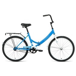 Велосипед 24" Altair City, 2021, цвет голубой/белый, размер 16"