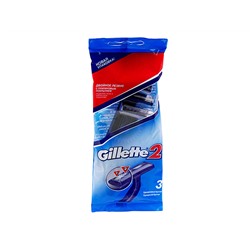 Станок GILLETTE 2 (3шт) пакет 2691*40
