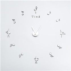Часы-наклейка "Искусство", плавный ход, d=70 см, стрелки 22,5 см, 16.5 см, 1АА