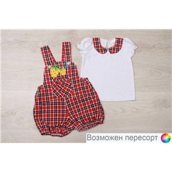 Костюм детский: блузка и комбинезон арт. 623594