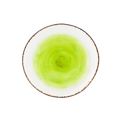 Тарелка для закуски 18,2*18,2*2 см "Кантри" зеленая
