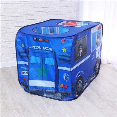 Детская игровая палатка «Полицейская машина» 73×73×114 см