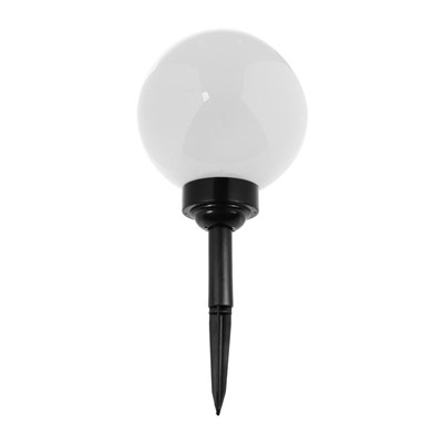 Садовый светильник на солнечной батарее «Срадний шар», 15 × 38 × 15 см, 4 LED, свечение тёплое белое