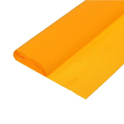 Бумага крепированная 50 х 250 см, плотность - 40 г/м, в рулоне, оранжевый (мандарин)
