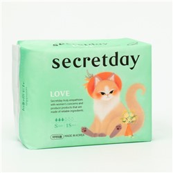 Прокладки хлопковые гигиенические Secretday Love размер S, 18 шт