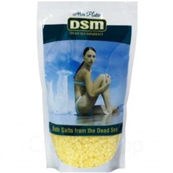 DSM Натуральная Соль Мёртвого моря с ароматическими маслами (желтая) 500 г.