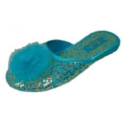 Туфли Alfox шлепанцы/пантолеты для девочки 2056/3 голубой