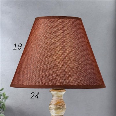 Настольная лампа "Ардель", 1х40Вт Е27, цвет коричневый