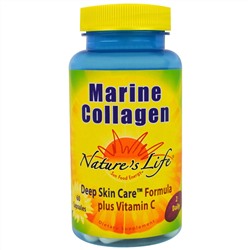 Nature's Life, Marine Collagen (Морской коллаген), 60 капсул