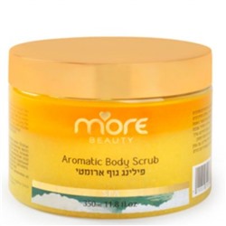 MORE Ароматический скраб для тела (ВАНИЛЬ) / Aromatic Body Scrub (yellow) 350 ml