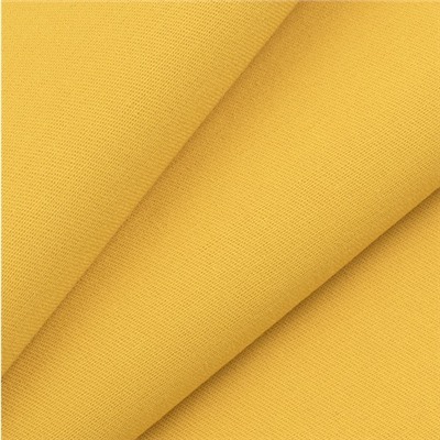 Ткань на отрез саржа цвет желтый 011