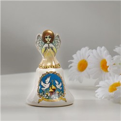 Сувенир "Ангел на колокольчике. Пасха, 9 см