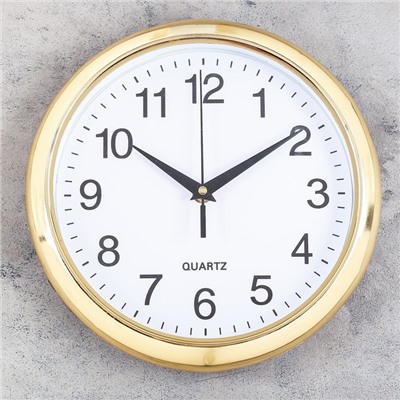 Часы настенные, серия: Классика, "Скофилд", дискретный ход, d=25 см
