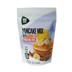Смесь для оладьев Puncake mix со вкусом Банана 35 % протеина Fit Active 300 гр.