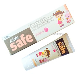 Детская зубная паста со вкусом клубники Kids Safe CJ Lion, Корея, 90 г