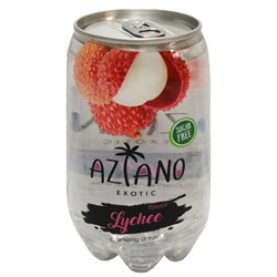 Газированный напиток со вкусом личи Sparkling Aziano (0 кал), 350 мл