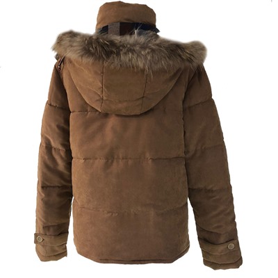 Размер 50. Современная утепленная мужская куртка Adrian горчичного цвета.