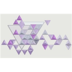 3D Фотообои «Трёхмерные треугольники»