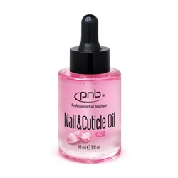 Масло для кутикулы Nail&Cuticle Oil Rose PNB 30 мл