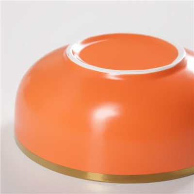 Салатник «Акварель», 1 л, 18×7 см, цвет оранжевый