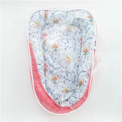 Матрасик-топпер для новорожденных «Милые принцессы», размер 72×100 см, бязь/синтепух