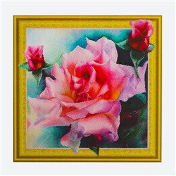 Алмазная картина «Нежные розы»