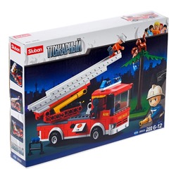 Конструктор «Пожарная машина с лестницей», 269 деталей