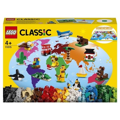 Конструктор Lego Classic «Вокруг света», 950 элементов