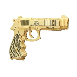 Сборная деревянная модель «Пистолет Беретта»