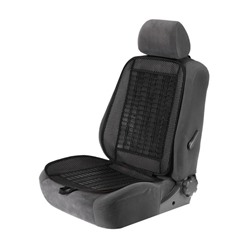 Накидка-массажер TORSO на сиденье, 123×47 см, пластиковые вставки, черный