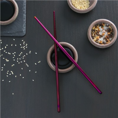 Палочки для суши Bacchette, h=21 см, цвет фиолетовый