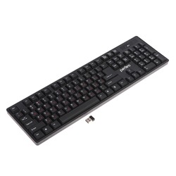 Клавиатура Perfeo CHEAP PF-3208-WL, беспроводная, мембранная, USB, черная
