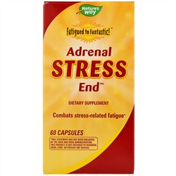 Nature's Way, Fatigued to Fantastic!, Adrenal Stress End, 60 капсул