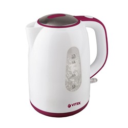 Чайник электрический Vitek VT7006W, 2150 Вт, 1.7 л, белый