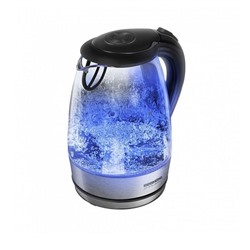Чайник электрический Redmond RK-G176-E, 2200 Вт, 1.7 л, подсветка, серебристый