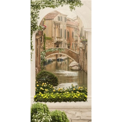 3D Фотообои «Венецианский дворик 1»
