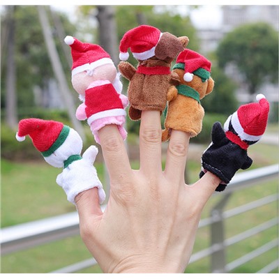 Набор игрушек на пальцы "Мини-куклы" 5шт.MR135