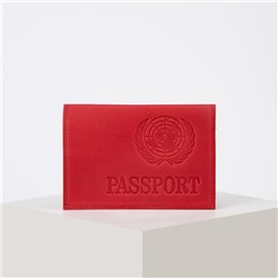 Обложка для паспорта, латинские буквы, цвет розовый