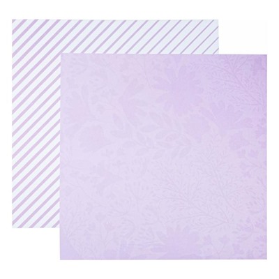 Набор бумаги для скрапбукинга с фольгированием  «Цветочная нежность»,  20 × 20 см